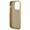 Guess Guess Mobilskal till iPhone 15 Pro Disco Metal Script - Guld
