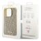 Guess Guess Mobilskal till iPhone 15 Pro Disco Metal Script - Guld