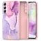Tech-Protect Tech-Protect Mobilskal till Galaxy A55 5G Icon - Marble Rosa
