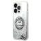 KARL LAGERFELD Karl Lagerfeld iPhone 14 Pro Skal Liquid Glitter RSG - Silver