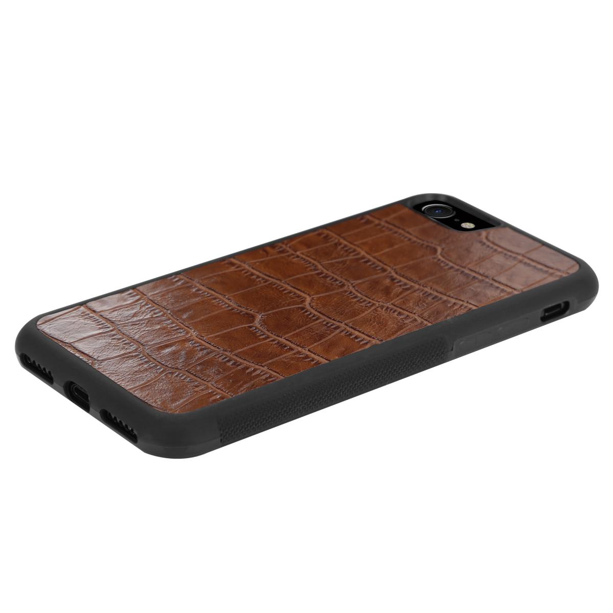 Boom of Sweden Boom Croco skal till iPhone 6/7/8/SE 2020 - Brun