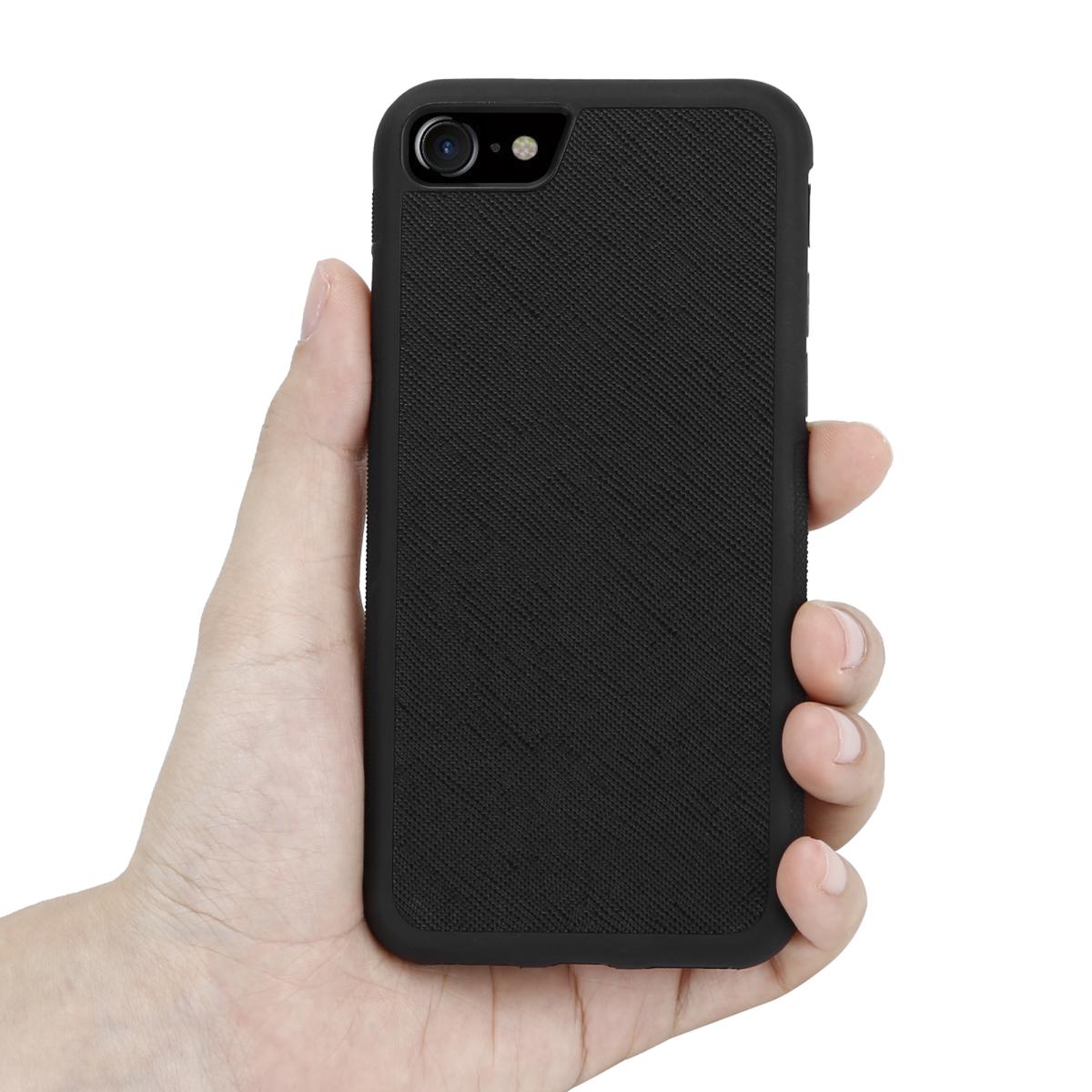 Boom of Sweden Boom Saffiano skal till iPhone 6/7/8/SE 2020 - Svart