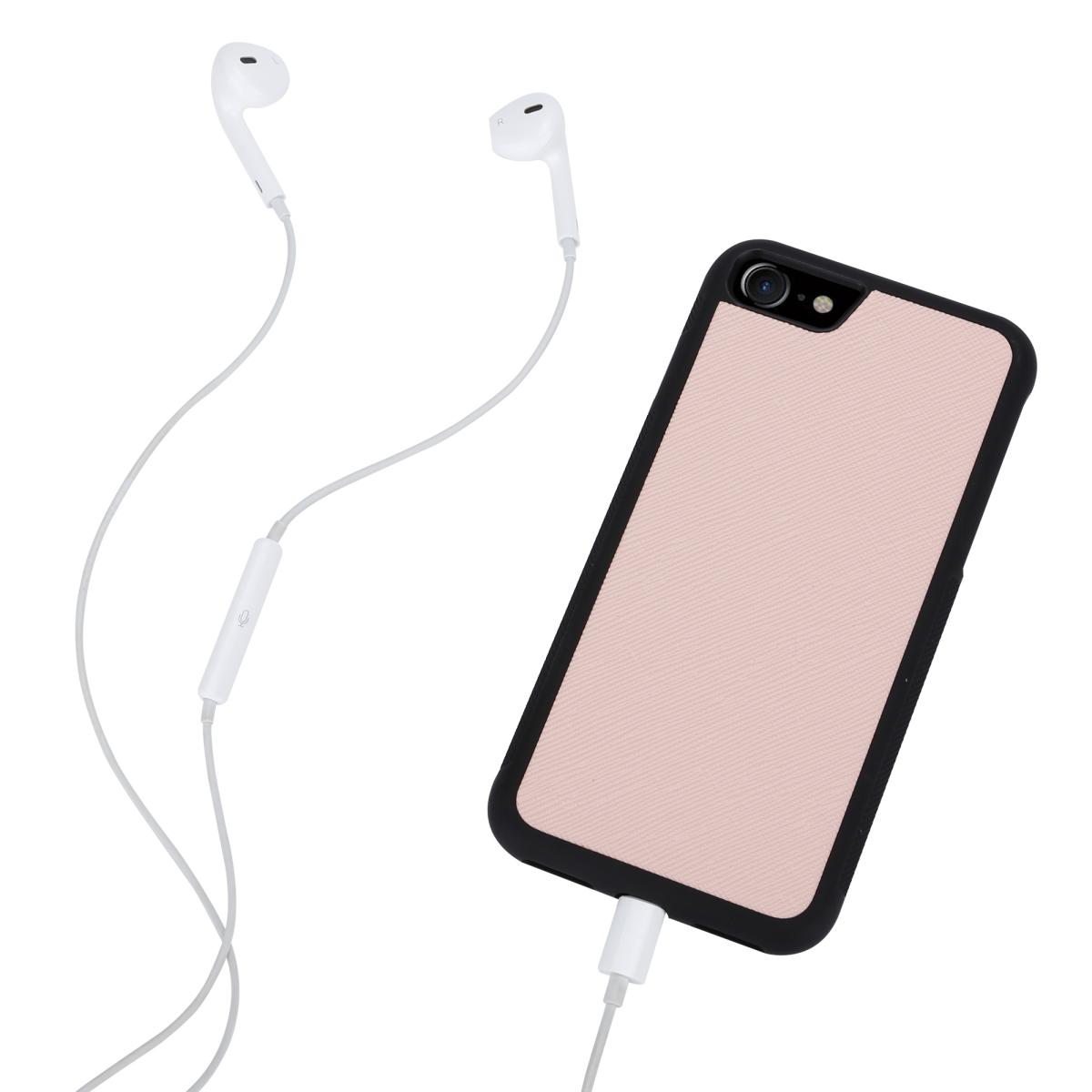 CoveredGear Boom Saffiano skal till iPhone 6/7/8/SE 2020 - Rosa