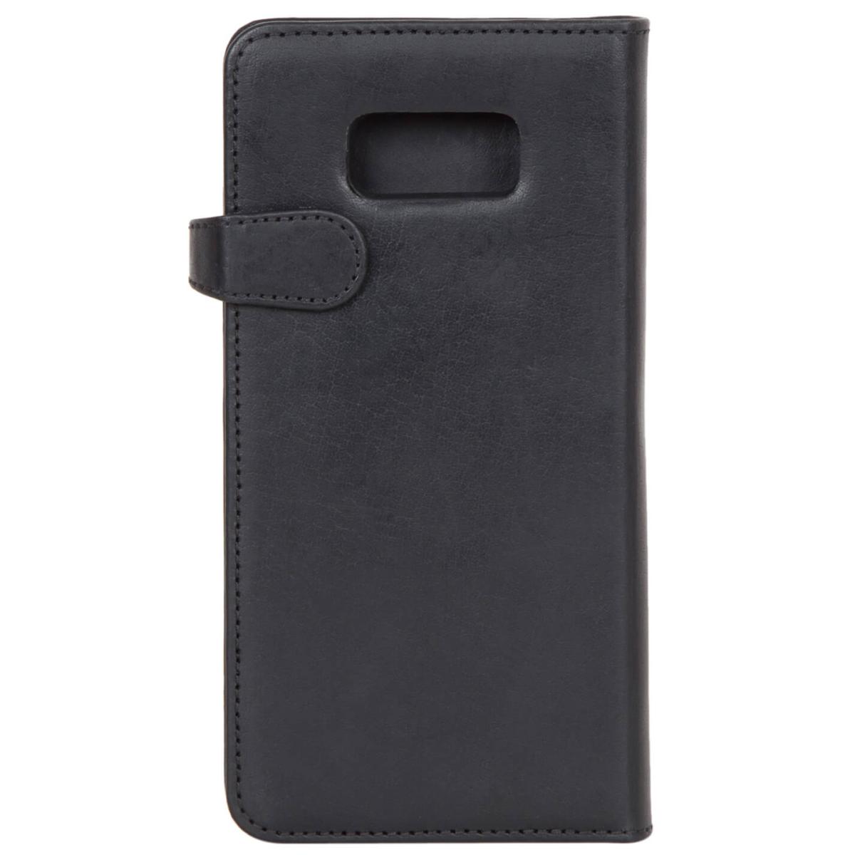 BUFFALO BUFFALO äkta läder Plånboksväska läder till Samsung S8 Plus - Svart