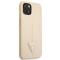 Guess Guess iPhone 13 Mini Skal Saffiano Triangle Logo - Beige