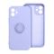 Forcell Forcell iPhone 7/8/SE (2020/2022) Skal Silikon Ring - Violett
