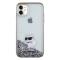 KARL LAGERFELD KARL LAGERFELD Mobilskal till iPhone 11/XR Liquid Glitter Choupette