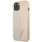Guess GUESS iPhone 14 Plus Skal Saffiano Triangle Logo - Beige