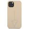 Guess GUESS iPhone 14 Plus Skal Saffiano Triangle Logo - Beige