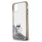 KARL LAGERFELD KARL LAGERFELD Mobilskal till iPhone 11/XR Liquid Glitter Choupette