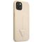 Guess GUESS iPhone 14 Plus Skal Saffiano Triangle Logo - Beige