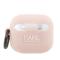 KARL LAGERFELD Karl Lagerfeld AirPods 3 Skal Silicone Karl Head 3D - Rosa