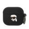 KARL LAGERFELD Karl Lagerfeld AirPods 3 Skal Silicone Karl Head 3D - Svart