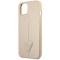 Guess GUESS iPhone 14 Plus Skal Saffiano Triangle Logo - Beige