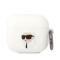 KARL LAGERFELD Karl Lagerfeld AirPods 3 Skal Silicone Karl Head 3D - Vit
