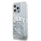 DKNY DKNY Mobilskal till iPhone 15 Pro Max Liquid Glitter Big Logo - Vit