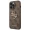 Guess GUESS iPhone 14 Pro Skal Big Metall Logo - Brun