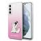 KARL LAGERFELD Karl Lagerfeld Choupette Eat Skal Galaxy S22 Plus - Rosa