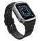 Ruhtel Armband kompatibelt med Apple Watch 4/5/6/7/SE (40/41/38mm) Svart