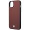 BMW BMW Mobilskal till iPhone 14 Läder Diamond Pattern - Burgundy