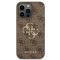 Guess GUESS iPhone 14 Pro Skal Big Metall Logo - Brun