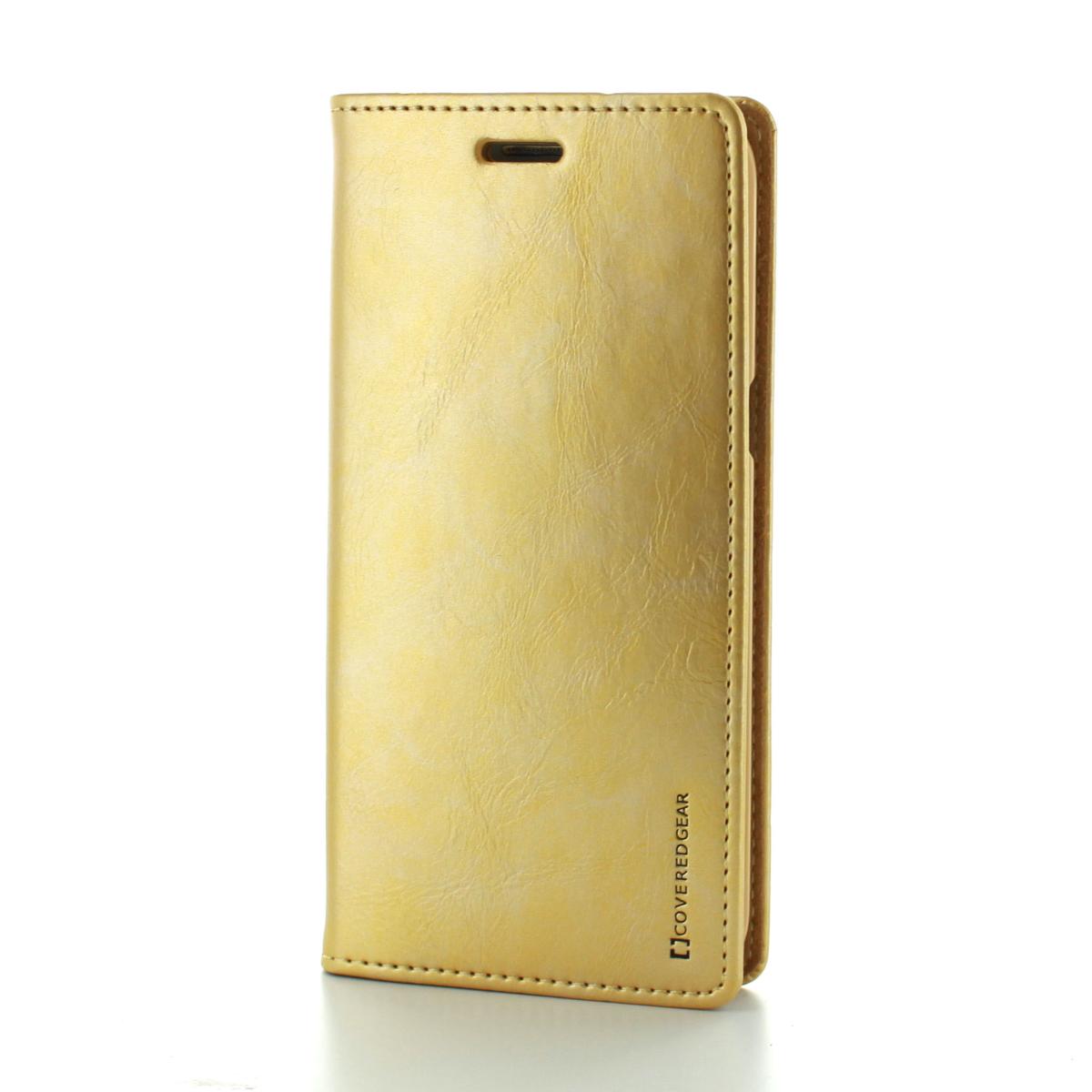 CoveredGear CoveredGear Discover Wallet till Samsung Galaxy S6 Edge+ (Guld)