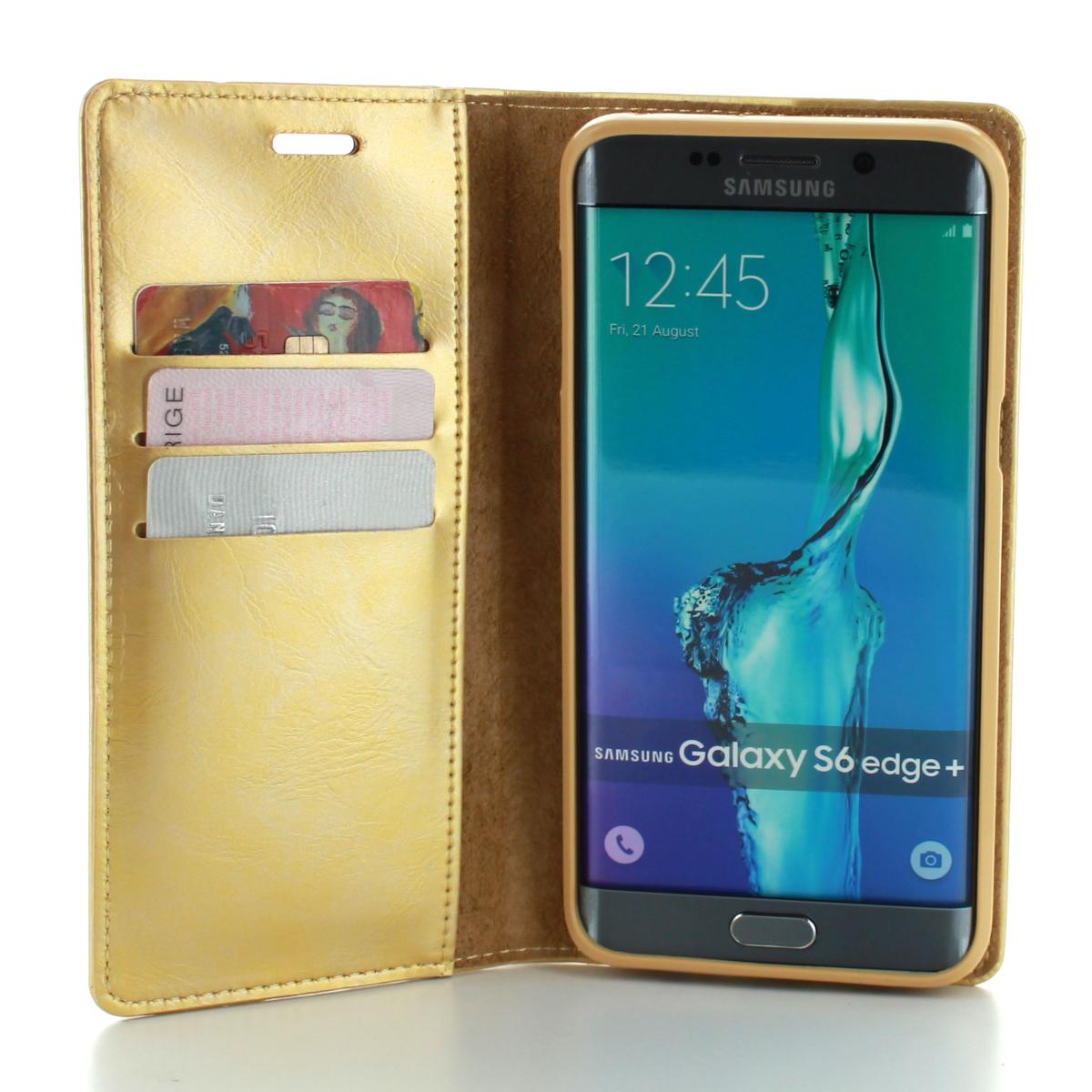 CoveredGear CoveredGear Discover Wallet till Samsung Galaxy S6 Edge+ (Guld)