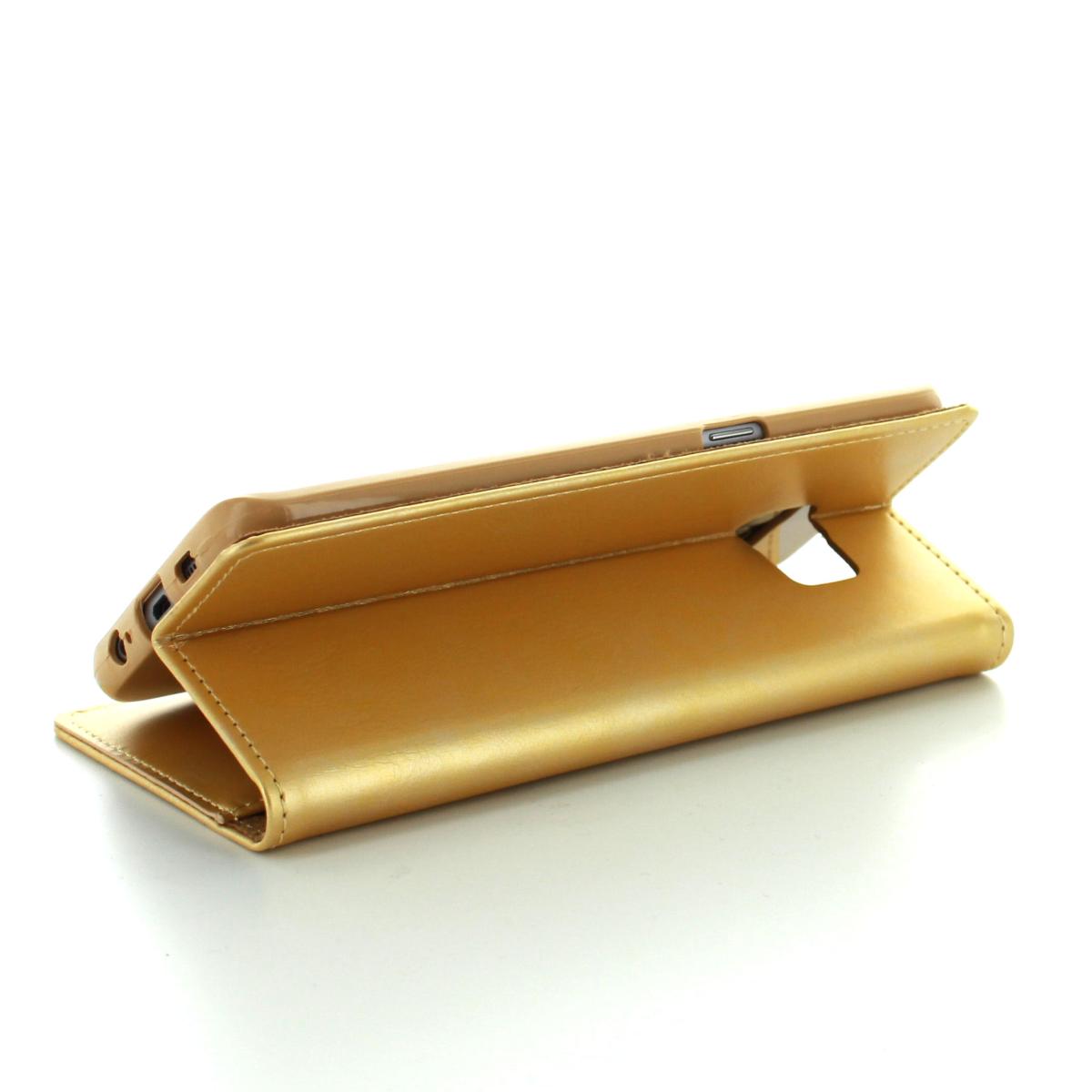 CoveredGear CoveredGear Discover Wallet till Samsung Galaxy S6 Edge+ (Guld)