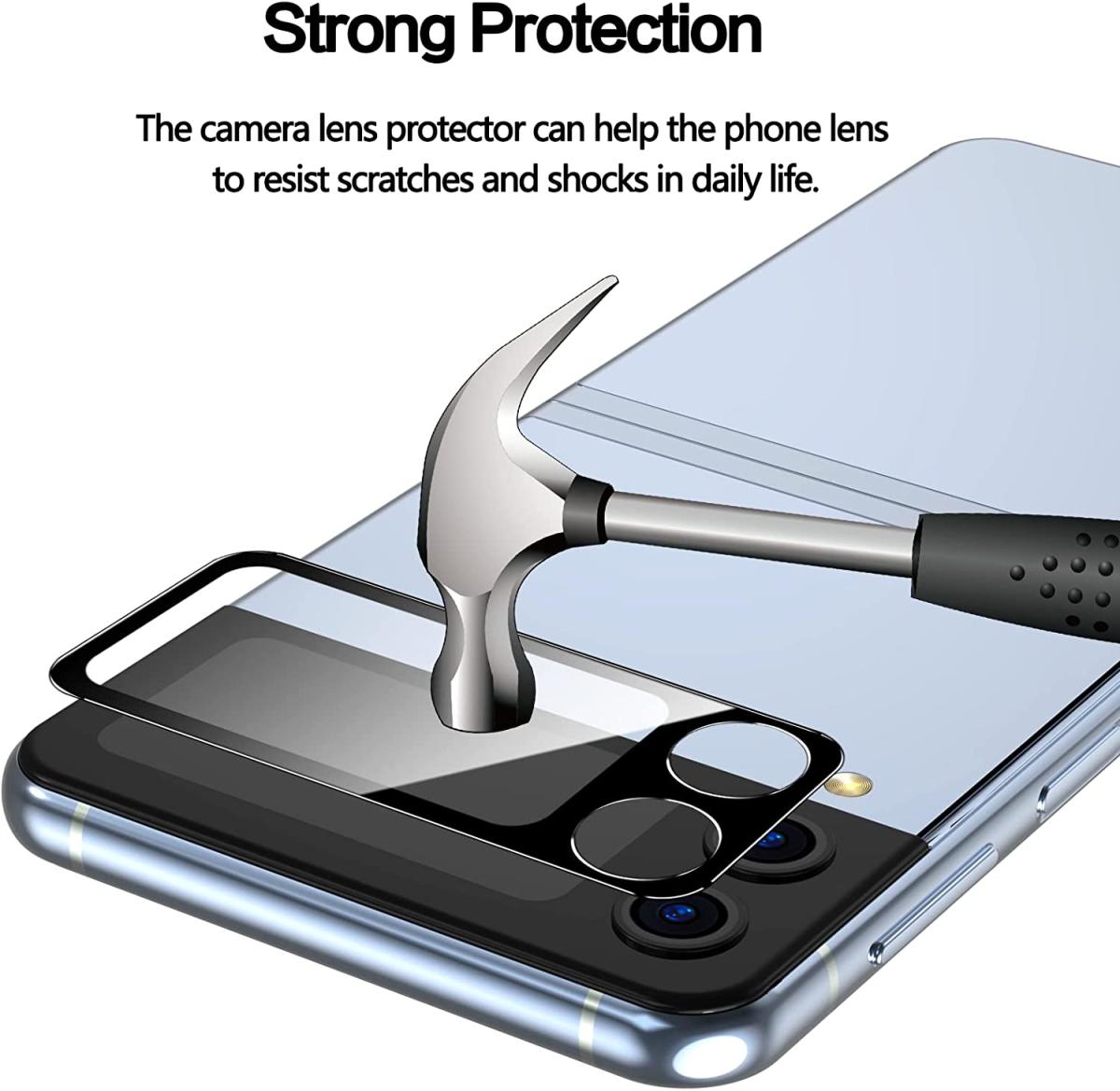 OEM [2-PACK] Galaxy Z Flip 4 Härdat glas HD Kameralinsskydd