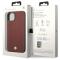 BMW BMW Mobilskal till iPhone 14 Läder Diamond Pattern - Burgundy