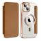 OEM iPhone 14 Plus Magsafe Plånboksfodral RFID Flip - Brun