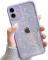 A-One Brand Bling Star Glitter Skal till iPhone 12 & 12 Pro - Lila