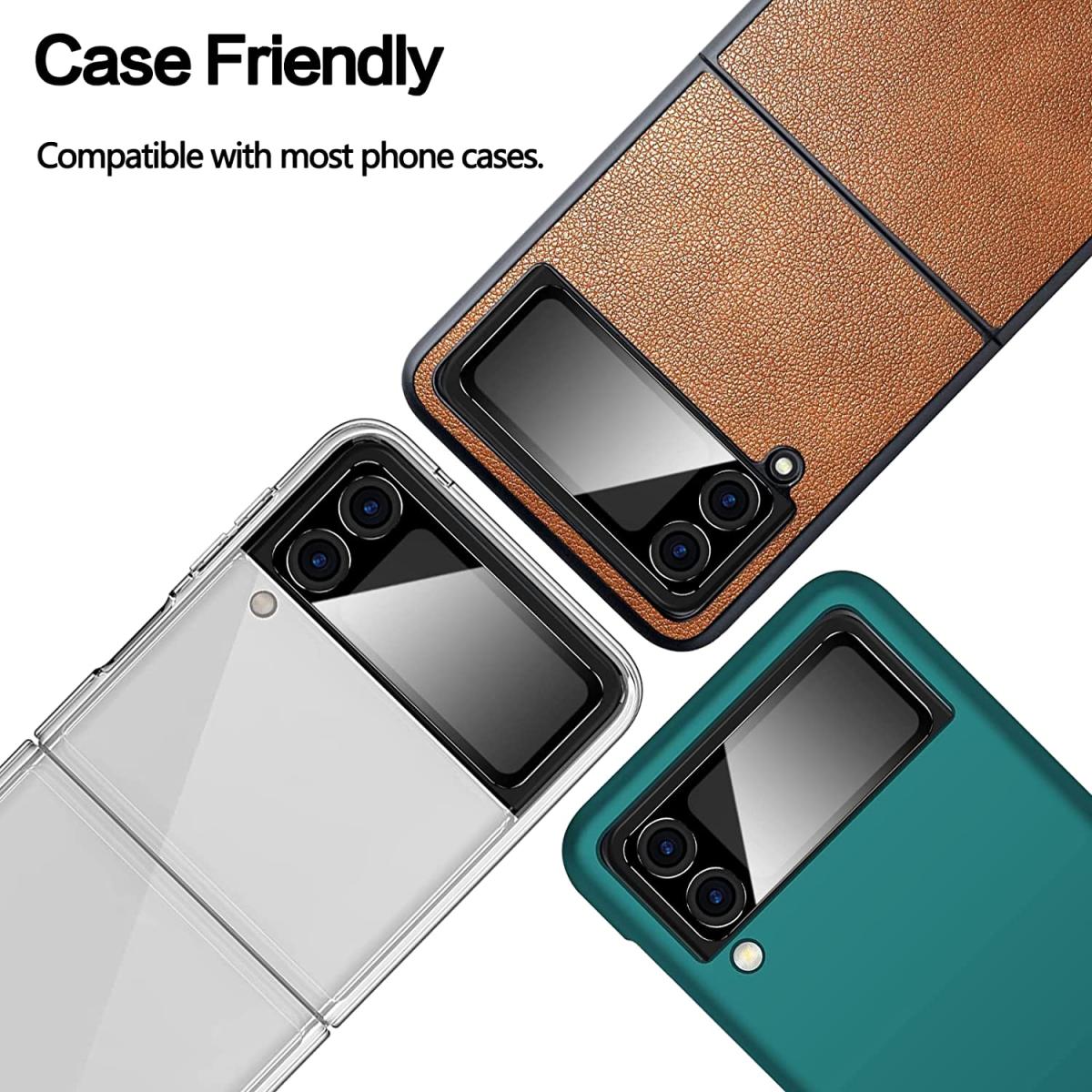 OEM [2-PACK] Galaxy Z Flip 4 Härdat glas HD Kameralinsskydd