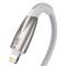 BASEUS Baseus USB-C till Lightning kabel 1m Glimmer 20W - Vit