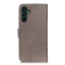 KHAZNEH KHAZNEH Galaxy A24 4G Plånboksfodral Cowhide - Grå