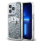 DKNY DKNY Mobilskal till iPhone 15 Pro Liquid Glitter Big Logo - Svart