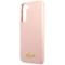 Guess Guess Galaxy S23 Plus Skal Silicone Script Metal Logo - Rosa
