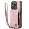Caseme CASEME iPhone 14 Pro Max Plånboksfodral C20 Zipper Kickstand - Rosa