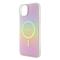 Guess Guess Mobilskal till iPhone 15 Plus Magsafe IML Iridescent - Rosa