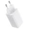 BASEUS Baseus Väggladdare 65W USB/2xUSB-C USB-C Kabel 100W - Vit