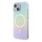 Guess Guess Mobilskal till iPhone 15 Plus Magsafe IML Iridescent - Turquoise