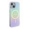 Guess Guess Mobilskal till iPhone 15 Plus Magsafe IML Iridescent - Turquoise