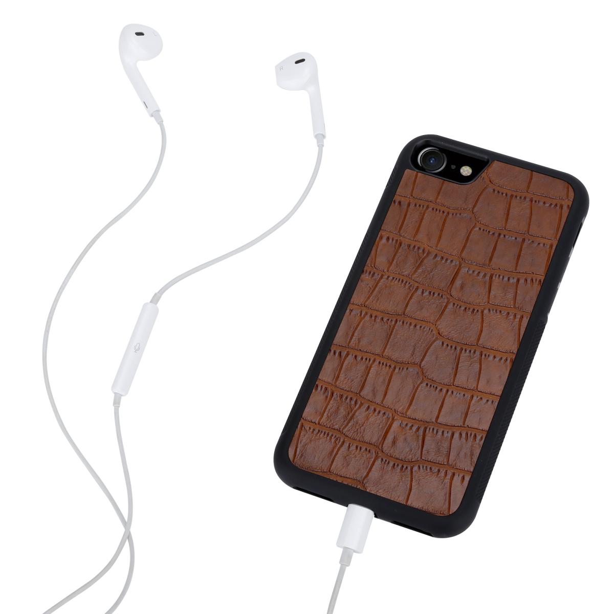 Boom of Sweden Boom Croco skal till iPhone 6/7/8/SE 2020 - Brun