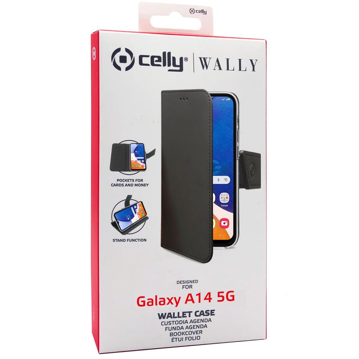 Celly CELLY Galaxy A14 5G Plånboksfodral - Svart