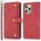 OEM iPhone 14 Pro Plånboksfodral Flip - Röd