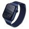 UNIQ Uniq Apple Watch 4/5/6/7/SE (40/41mm) Armband Stainless Steel - Marine Blå