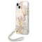 Guess GUESS iPhone 14 Plus Skal Flower Strap - Lila