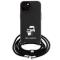 KARL LAGERFELD KARL LAGERFELD iPhone 15 Halsbandsskal Crossbody Saffiano