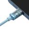 BASEUS Baseus Crystal Shine USB-C till Lightning kabel 20W 1.2m - Blå