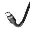 BASEUS Baseus PD USB-C till USB-C kabel 60W 1M - Svart/Grå